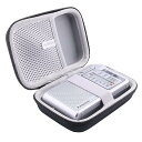 収納ケース 用の (Panasonic) パナソニック ラジオ FM/AM/ワイドFMー RF-P155/ RF-P150 対応専用保護旅行収納ケース - (黒)