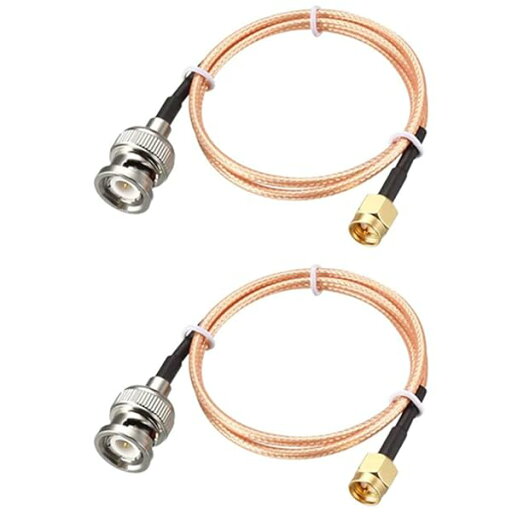 2パック 0.5M RG316 BNCオス 変換 SMA(オス)同軸ケーブル アンテナ用変換ケーブル高耐久 2パック 0.5M RG316 BNCオス 変換 SMA(オス)同軸ケーブル アンテナ用変換ケーブル高耐久
