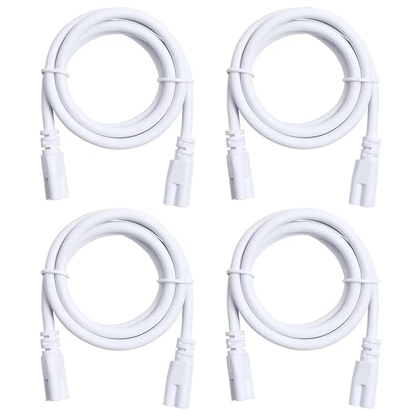 LED蛍光灯 3芯連結コード T5&T8直管専用 100cm 4本