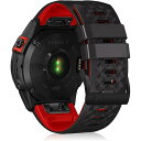 バンド 26mm QuickFit Garmin Fenix 8 51mm/Garmin Enduro 3/GARMIN Descent Mk3i /tactix 7 AMOLED/Fenix 7X Pro Solar/Fenix 7X/6X/Fen