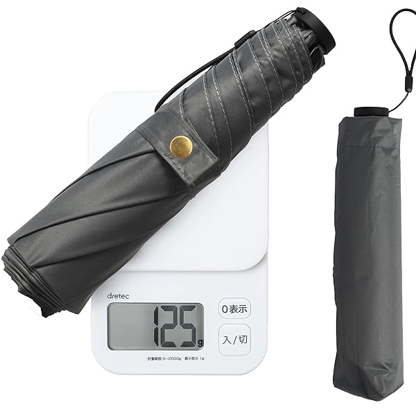 日傘 UVカット率 100% 完全遮光 超軽量 125g 兼用雨傘 折りたたみ傘 UPF50+ 晴雨兼用 折り畳み 紫外線遮断 遮熱 耐風撥水 コンパクト 日焼...