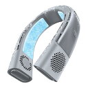 【最強28h駆動・COOLiFY 2S】 ネッククーラー 冷却プレート 首掛け扇風機 2025年 ネックファン 携帯扇風機 首掛けファン ペルチェ 瞬時-18℃ APP付 5000mAh/20W充電 ゴルフ/海釣り 熱中症対策 誕生日 ギフト プラ