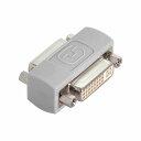 CY DVI 24+1メスからDVI 24+1メスビデオストレートエクステンダーカプラーアダプター ベージュ色