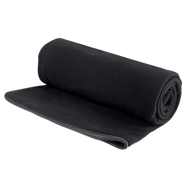 インナーシュラフ 寝袋 フリース 毛布 ブランケット 大判 あったかい 多機能 膝掛け アウトドア 室内兼..