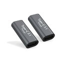 【1個 セット】USB Type C 変換 アダプタ USB C メス to C メス 中継アダプタ 延長コネクタ USB3.1 100W急速充電+10Gbps...