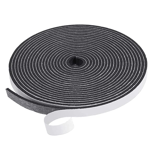 隙間テープ EVA素材 耐衝撃 スポンジ 全長20m 玄関用すきまテープ クッションテープ ドア すきま風防止 防音パッキン 引き戸 窓 扉 断熱 防音 防虫 滑り止め すきまのDIY 制震 耐久性 強力粘着 取扱説明書 (全長20m×横幅20mm×