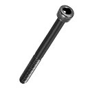 10本 六角穴付き 小ネジ M5 x 60mm 合金鋼 半ネジ キャップスクリュー 黒染め 12.9級 内部六角ねじ 3Dプリンター 家具 産業用 黒(4)