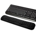メモリーフォーム キーボードリストレスト 最新3.0波形カーブ設計 高弾性メモリーフォーム 滑り止めベース 快適サポート&疲労軽減 フルサイズキーボード対応 仕...