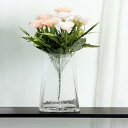 ガラスベース 花瓶ガラス 花器 フラワーベースガラすボトル 16CMがらす透明 おしゃれ 北欧 リビング 寝室 オフィス 用 インテリア 水栽培 生花用 造花用