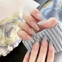 ネイルチップ ミディアム 24枚入り ネイルチップ ショート 人気 和風 かわいい シンプル おしゃれ つけ爪 ショート 春夏 花嫁ネイル 光沢 成人式 入学式 卒業式 結婚式パーティー ネイル チップ秋冬 ツールキット付属(#LLH178)