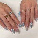 ネイルチップ ミディアム 24枚入り ネイルチップ ショート 人気 和風 かわいい シンプル おしゃれ つけ爪 ショート 春夏 花嫁ネイル 光沢 成人式 入学式 卒業式 結婚式パーティー ネイル チップ秋冬 ツールキット付属(#BXL129)