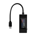 USB電圧 電流チェッカー Type-Cテスター カラースクリーン双方向 電流 電圧 温度 通電時間 容量 など多機能表示 4-30V/0-6.5A 急速充電QC2.0 3.0 USB電流計120 Wフラッシュチャージ対応