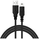 PS3 コントローラー PS3充電コード USB2.0 Aオス-miniBオス コントローラー ケーブル microUSB充電/データケーブル 急速充電 コード 1.8m