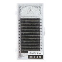 フラットラッシュ マットまつげエクステ 極柔らか シングル マツエク アイラッシュ SCカール0.15太さ12mm