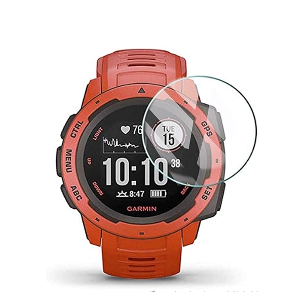 Maxku GARMIN(ガーミン) Instinct/instinct Tactical/Instinct Dual Power ガラスフィルム Garmin Instinct フィルム 日本旭硝子素材採用 高透過率 薄型 硬度9H 飛散防止処理