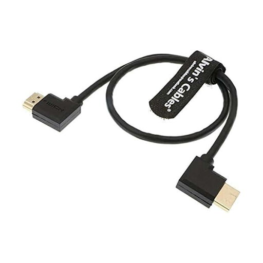 Z Cam E2 L形 HDMI ケーブル Portkeys BM5 モニター 用の 高速 イーサネット 直角 to 直角 50CM Z Cam E2 L形 HDMI ケーブル Portkeys BM5 モニター 用の 高速 イーサネット 直角 to 直角 50CM