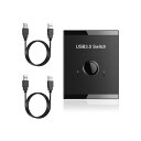 usb3.0 切り替え器 usb切替器 手動切替機 pc2台用 5Gb...(2)