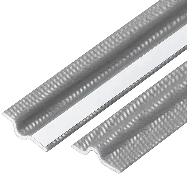 隙間テープ 隙間風防止テープ クッションテープ 防音テープ 窓 ドア すきまテープ 断熱 冷気遮断 花粉防止 防虫 すきま風防止 強力粘着 長さ・4m・6m・8m 日本語操作説明付き（グレー、6m）