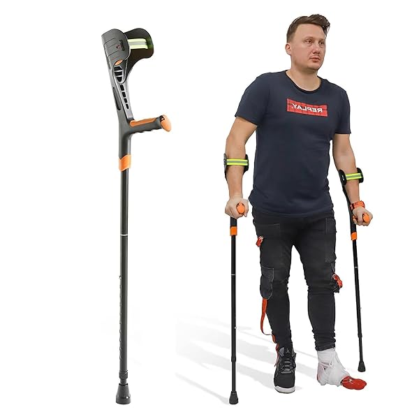 ビグアレクス（） 松葉杖 クラッチ杖 まつばづえ ロフストランドクラッチ 折りたたみ 折り畳み 伸縮式 ..