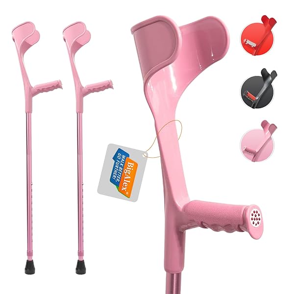 ビグアレクス（）クラッチ杖 松葉杖 まつばづえ ロフストランドクラッチ 折りたたみ 折り畳み 伸縮式 ..