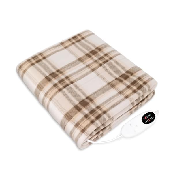 電気毛布 敷き 掛け兼用 節電 電気敷き毛布 4段階タイマー 切り忘れ防止タイマー付き 5段階温度調整 140×80cm 洗える 防寒対策 電気ブランケット 肩掛け 膝掛け シングル 暖房器具 毛玉なし ギフト 丸洗い可 頭寒足熱 ダニ退治