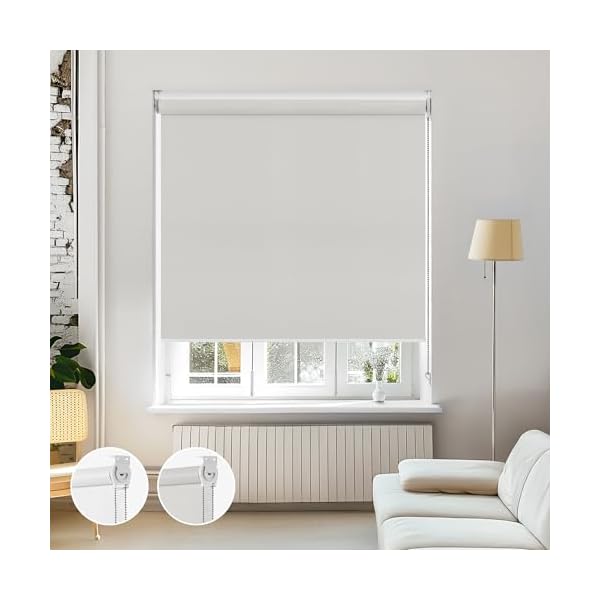 ロールスクリーン ロールカーテン ビス止め式 チェーン式 1級遮光 断熱 遮熱 防音 防寒 UVカット 表裏..