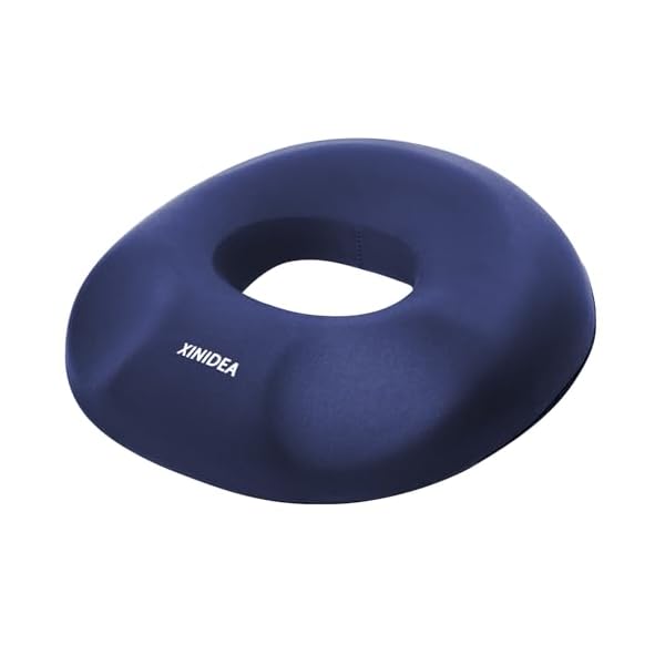 【ヒップ人間工学設計】 円座クッション お尻の痛みを解消 姿勢矯正クッション｜3層圧力分散、柔らかく..