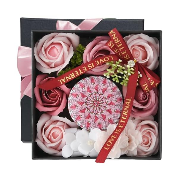 母の日ギフト ソープフラワー フラワーボックス メッセージカード付 プレゼント 女性 新築祝い お誕生日 退職 送別会 結婚祝い 卒業シーズン ブリザードフラワー ギフト おしゃれ （Elysium）