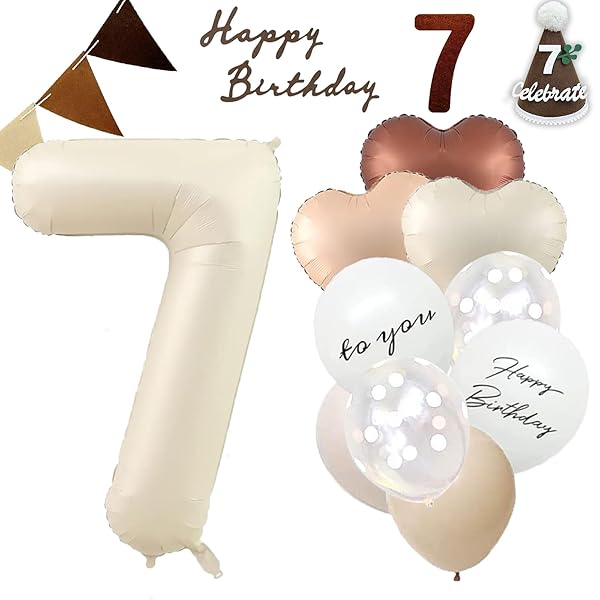 7歳 誕生日 飾り付け、数字 バルーン 大きい バースデー 飾り 誕生日 バルーン 飾り バルーンフラワー 誕生日 かざりつけ 女の子 男の子