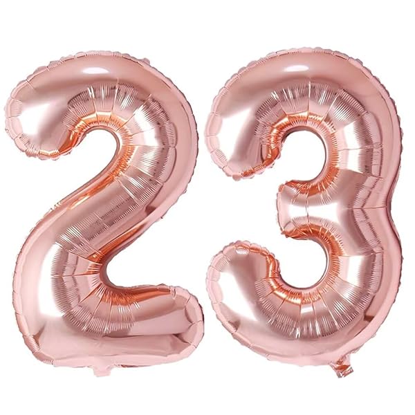 32インチ バルーンアルミ23 / 32 ヘリウム風船 数字バルーン23 / 32ローズゴールド 0123456789,10-19,20-29,30,40,50,60,70,80,90,100 誕生日 カーニバル 飾り付け記念日パーティー装飾ローズゴ