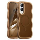 対応 Samsung Galaxy S25 Edge 5G 用の ケース 透明 TPU ウェーブデザイン スマホケース クリア 可愛い 人気 おしゃれ ケース MagSafe対応 薄型 軽量 耐衝撃 波型 バンパー スマホケース - ゴールド