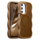 対応 Samsung Galaxy A16 4G/5G 用の ケース 透明 TPU ウェーブデザイン スマホケース クリア 可愛い 人気 おしゃれ ケース MagSafe対応 薄型 軽量 耐衝撃 波型 バンパー スマホケース - ゴールド