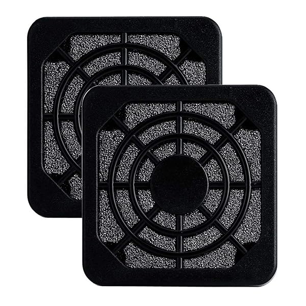 【2枚入り】防塵フィルター角ファンモータ用 PCコンピュータ サイズ40mmから172mm プラスチック製 防塵..