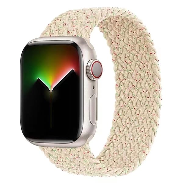 コンパチブル apple watch バンド ブレイデッドソロループ Ultra2/ultra/10/9/8/7/6/5/4/3/2/1/SEに対応 スポーツバンド