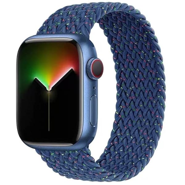 コンパチブル apple watch バンド ブレイデッドソロループ Ultra2/ultra/10/9/8/7/6/5/4/3/2/1/SEに対応 スポーツバンド