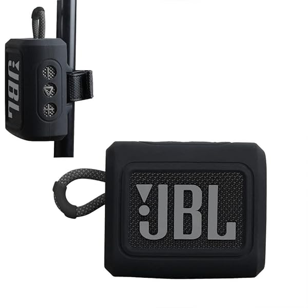 JBL GO 3 Bluetoothスピーカー専用保護収納シリカゲルシェル-(ブラック)