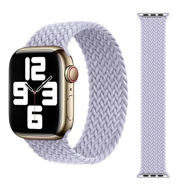 コンパチブル apple watch バンド ブレイデッドソロループ 柔らかいシリコーン糸混紡リサイクルヤーン素材 ステンレス留め具 apple watch ultra3/ultra2/ultra/10/9/8/7/6/5/4/3/2/1/SE対応