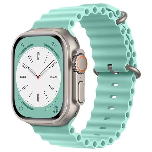 コンパチブル apple watch バンド オーシャンバンド apple watch Ultra バンド 49mm/46mm/45mm/44mm/42mm 41mm/40mm/38mm 軽量 耐食性 強靭 金属製バックル apple watch U