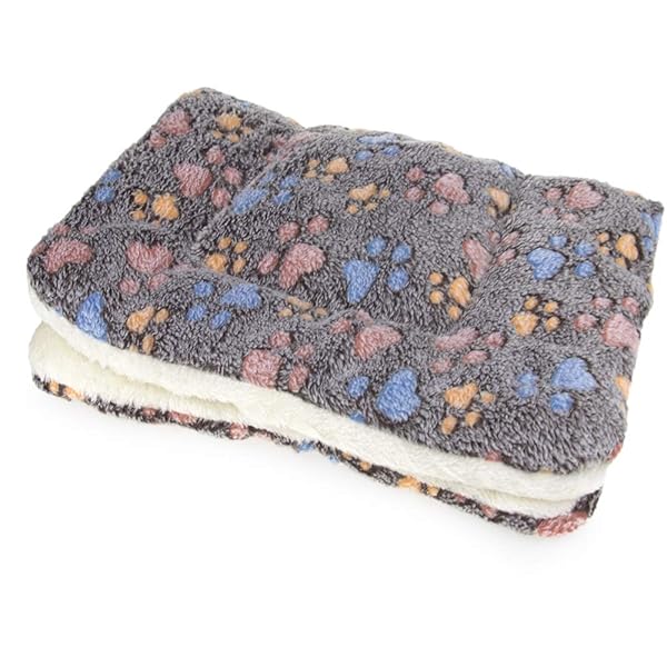 犬猫ペット用 ブランケット 毛布 マット- タオル ソフト フランネル 秋冬の防寒 暖か 洗える 可愛い-JY1