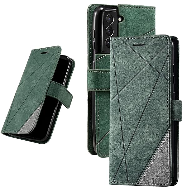 UnivoColors Galaxy S21 5G(SCG09/SC-51B)手帳型ケース 対応 ギャラクシー 財布型カバー カード収納 ストラップ付き スタンド機能 マグネット開閉 軽量TPU 横置き機能 スマホケース 防指紋 レンズ保護 落下防止