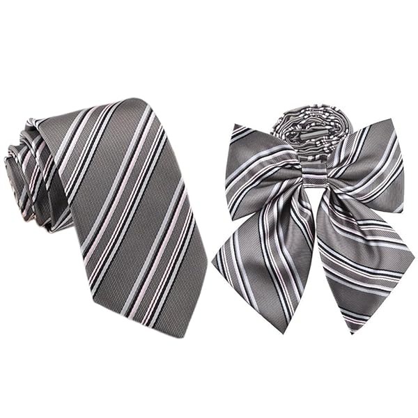 制服 リボン ネクタイ 学生服 小物 DK JK スクールリボン 中学生 高校生 男子 女子 多色 (グレー)