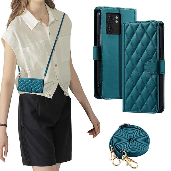 スマホケース に適合する Motorola Edge 40 用の スマホケース 防塵 おしゃれ ストラップ付き スタンド機能 カード収納 軽量 薄型 耐衝撃 高級PUレザー 滑り防止 財布型 内蔵マグネット 開閉式 チェック柄 上質 耐摩擦 マグネッ