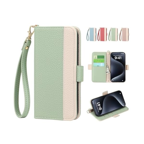 For iPhone 14 ケース 手帳型 ストラップ付き バイカラー いPhone 14 ケース 手帳型 おしゃれ スマホケース iPhone 14 財布型 携帯カバー あいほん14 かわいい アイフォン14 ケース シンプル アイホン 14 カバ