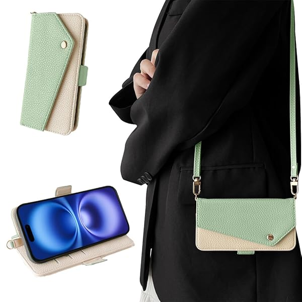 for いphone16 ケース 手帳型 ショルダー iPhone 16 ケース 手帳型 可愛い アイフォン16 ケース 手帳型 おしゃれ アイホン16ケース手帳型 軽量 衝撃吸収 スマホケース iphone16 PUレザー 全面保護 擦り傷防止 防