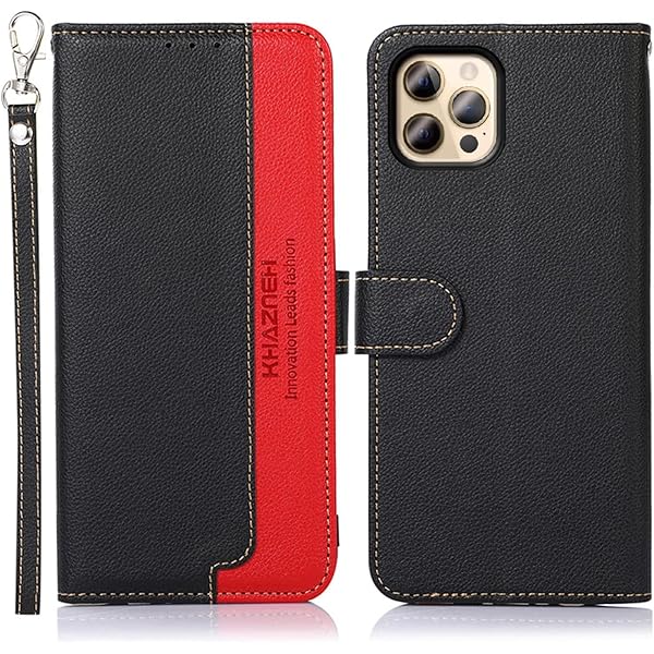 For iPhone 11 Pro Max ケース 手帳型 アイフォン 11 プロ マックス カバー 財布型 ストラップ付き [RFIDブロッキング] 高級PUレザー マグネット開閉式 カード収納 横置きスタンド機能 耐衝撃 人気 便利 おしゃれ ブ