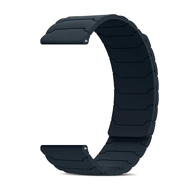 22mm 対応 時計バンド 18 mm/20 mm/22 mm シリコン バンド 強力な磁気 スマートウォッチ交換 マグネット 18ミリ 20ミリ 22ミリ ストラップ 時計ベルト 超薄型 工具が要らなく 男女兼用 快適性 無段階調整 クイックリリー