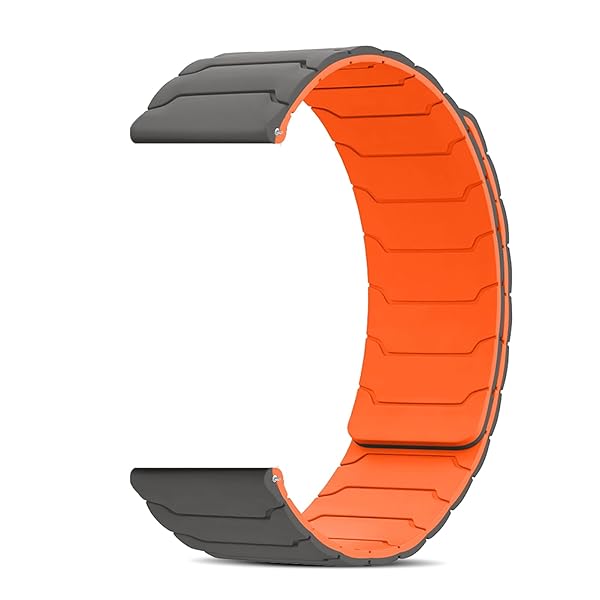 22mm 対応 時計バンド 18 mm/20 mm/22 mm シリコン バンド 強力な磁気 スマートウォッチ交換 マグネット 18ミリ 20ミリ 22ミリ ストラップ 時計ベルト 超薄型 工具が要らなく 男女兼用 快適性 無段階調整 クイックリリー