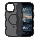 iPhone12Promax ケース MagSafe対応 ウェーブ 半透明 いphone12Promax マグセフ 可愛い ケース うねうね 韓国 クリア 人気...