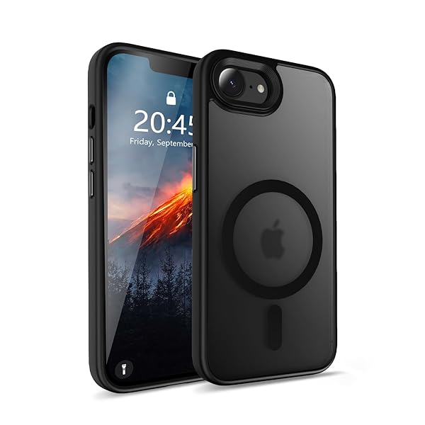 iPhone 16e ケース【米軍MIL規格・MagSafe対応】指紋防止 滑り止め 黄変防止 ワイヤレス充電 iphone16e ケース 耐衝撃 あいふおん1...