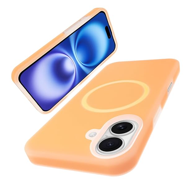 iPhone 17 に適合する ケース マグセーフ対応 液体シリコン 耐衝撃 【ジェリータッチシリーズ】 いphone 17 用の スマホケース 5層構造 さらさら手触り ［なめらかミルクシリコン］ 衝撃吸収 指紋防止 アイフォン 17 と互換性のあ